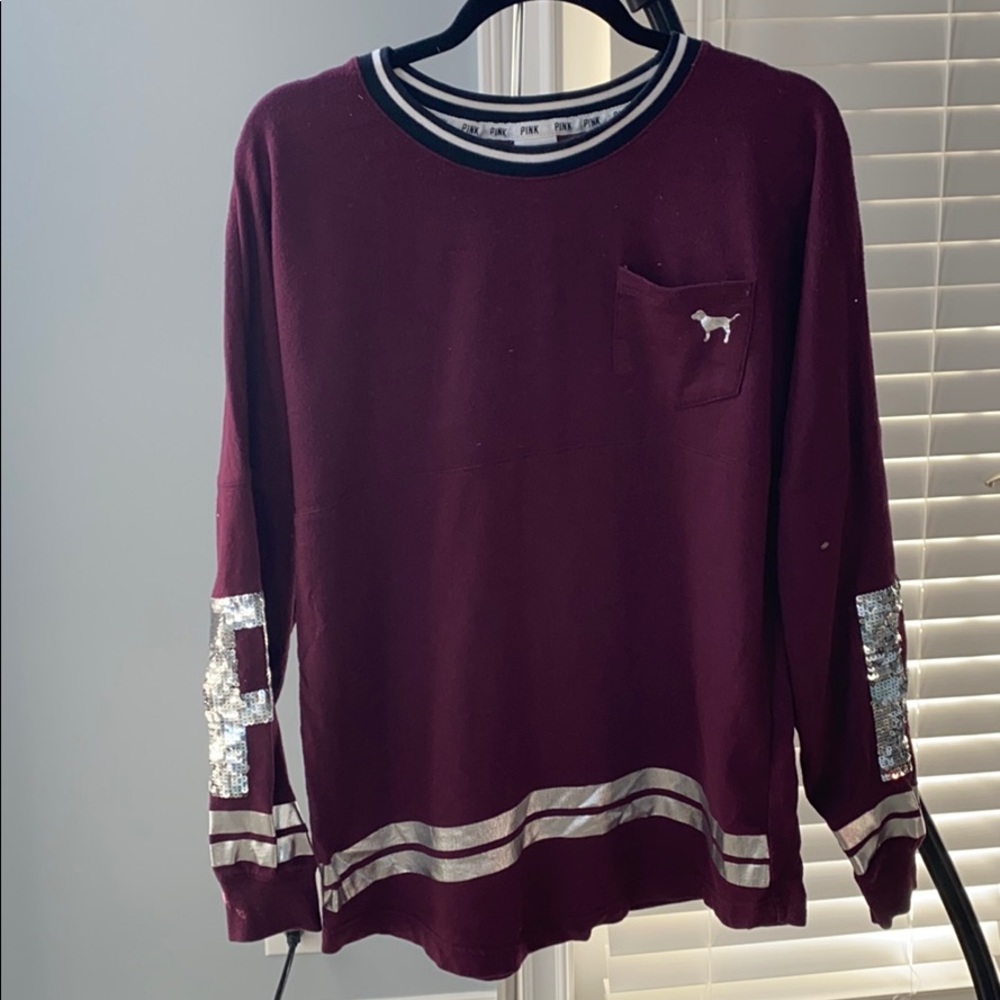 PINK comfy long sleeve tee